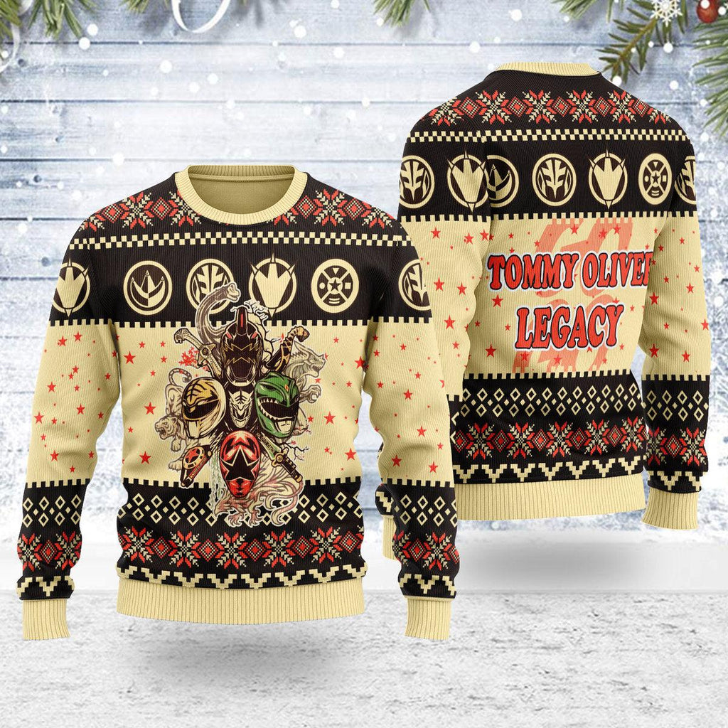 Merry Christmas Tommy Oliver Legacy Unisex Wool Sweater - OodieGang.com