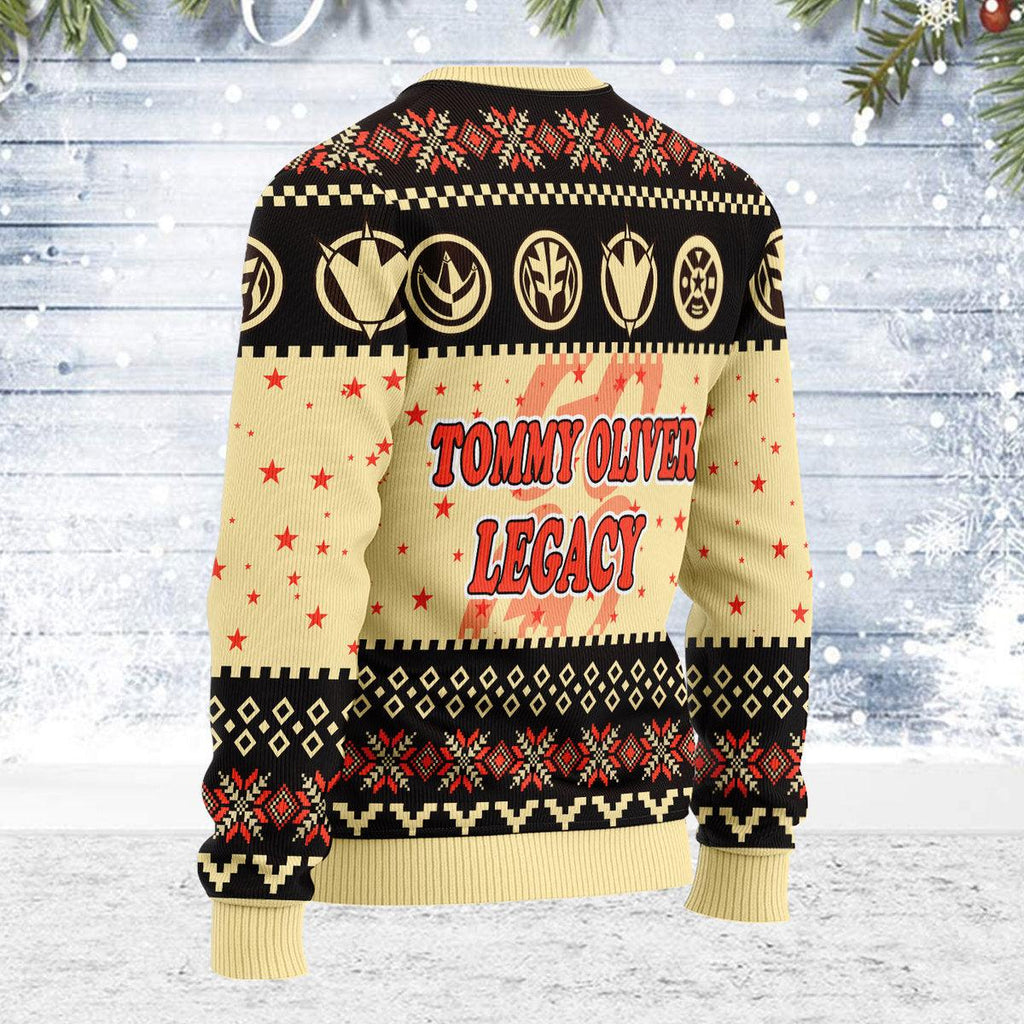 Merry Christmas Tommy Oliver Legacy Unisex Wool Sweater - OodieGang.com