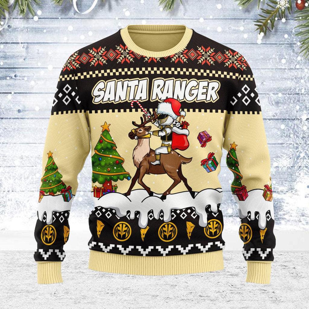 Merry Christmas Tommy Santa Ranger Unisex Wool Sweater - OodieGang.com