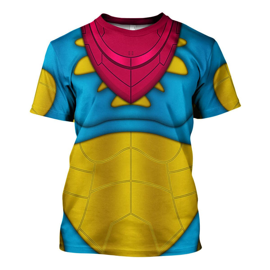 Metroid Fusion Hoodies Sweatshirt T-shirt Hawaiian Tracksuit - OodieGang.com