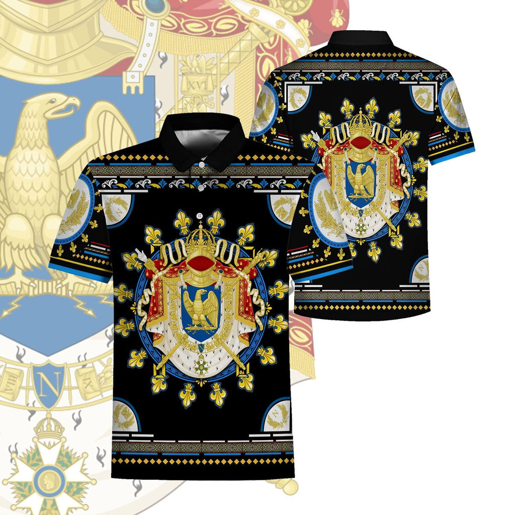 Napoleon Coat of Arms Tops All Over Printed - Oodiegang.com