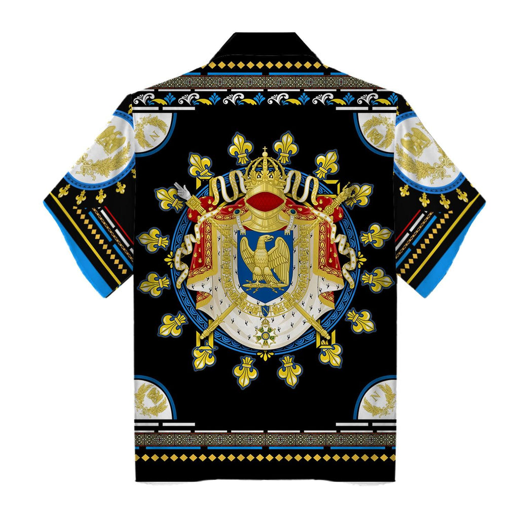 Napoleon Coat of Arms Tops All Over Printed - Oodiegang.com