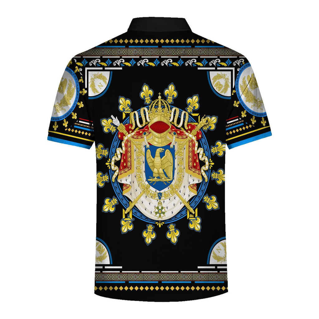 Napoleon Coat of Arms Tops All Over Printed - Oodiegang.com