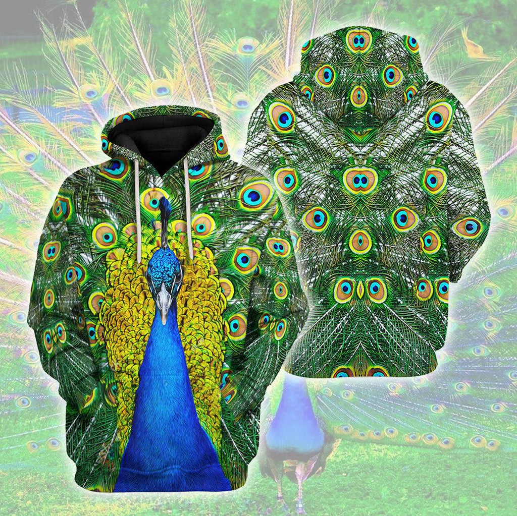 Peacock Animal Cosplay T-shirt Hoodie Sweatpants Apparel - OodieGang