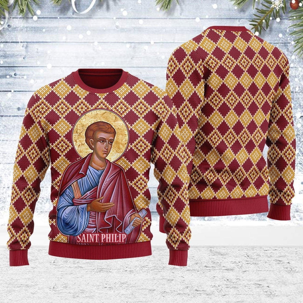 Philip the Apostle Ugly Christmas Sweater - OodieGang