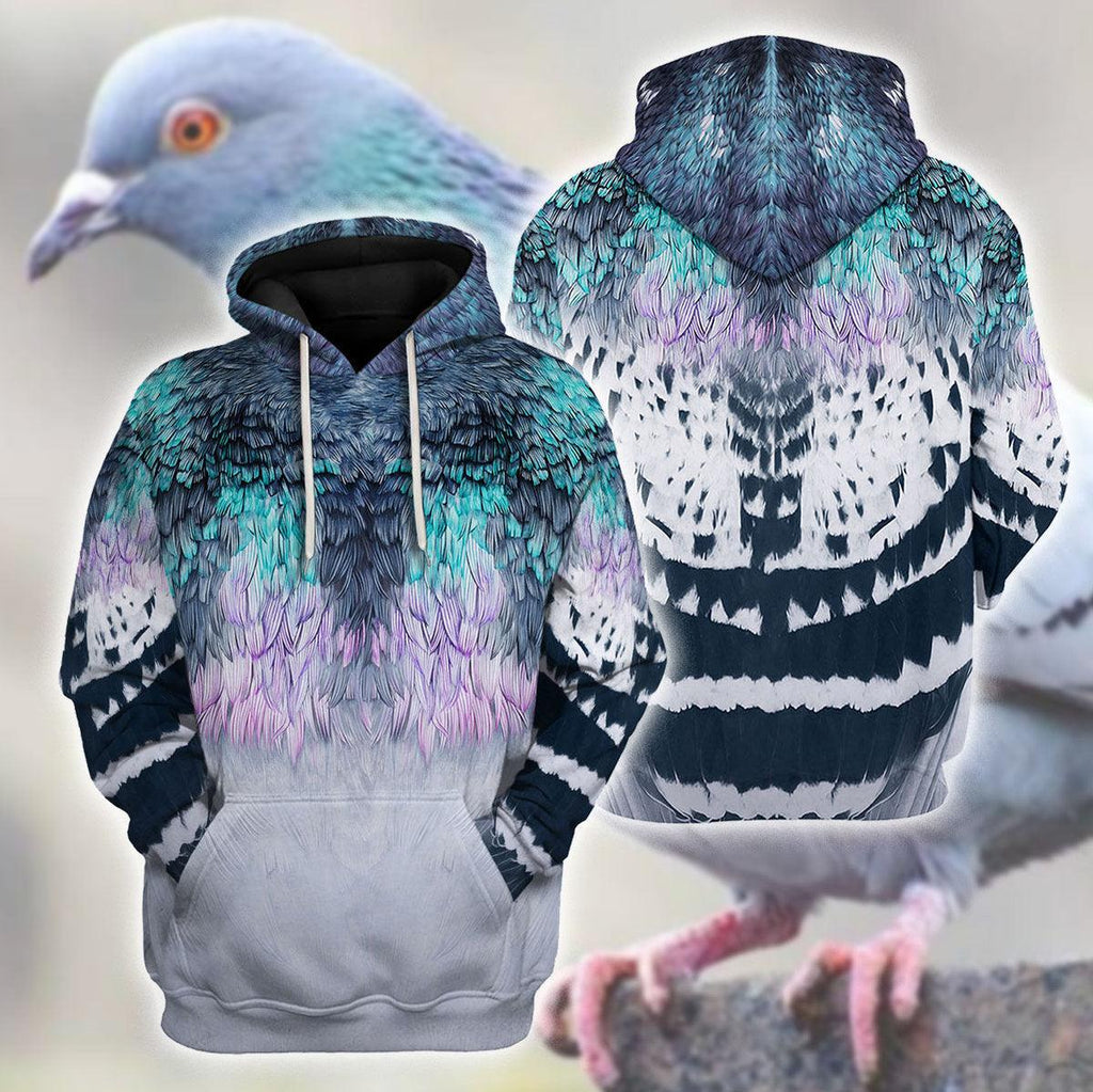 Pigeons Animal Cosplay T-shirt Hoodie Sweatpants Apparel - OodieGang