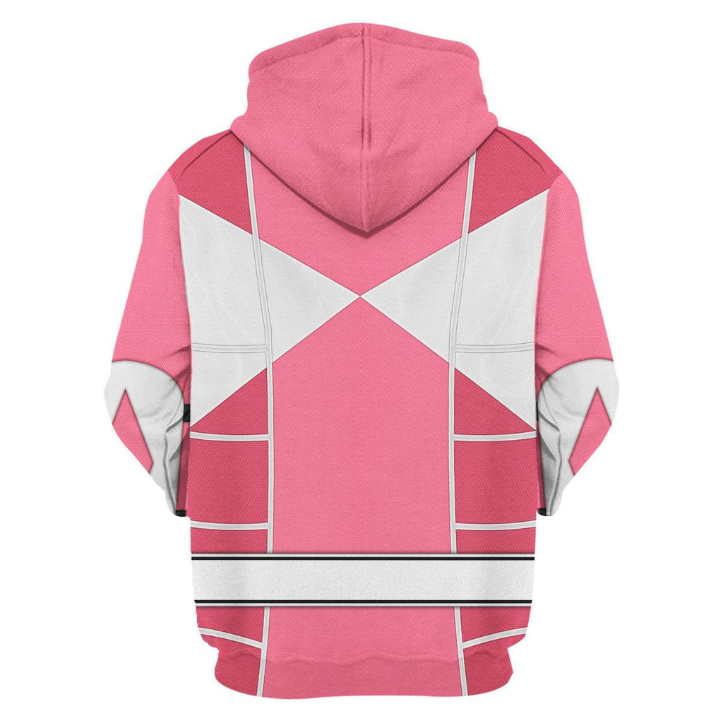 Pink Ranger Mighty Morphin Cosplay Hoodies Sweatshirt T-shirt Hawaiian - OodieGang.com