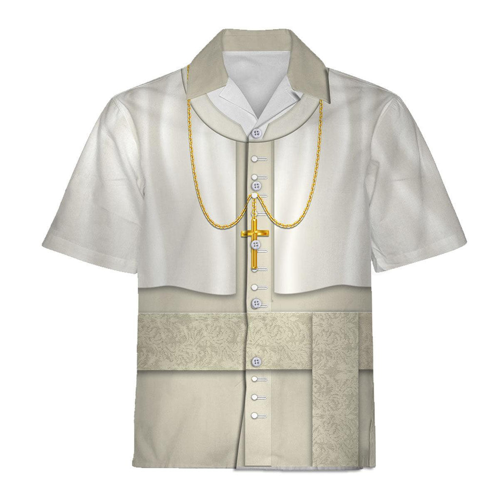 Pope John Paul II Vestment Christian Religion Eastern Orthodox Hawaiian Shirt - OodieGang.com