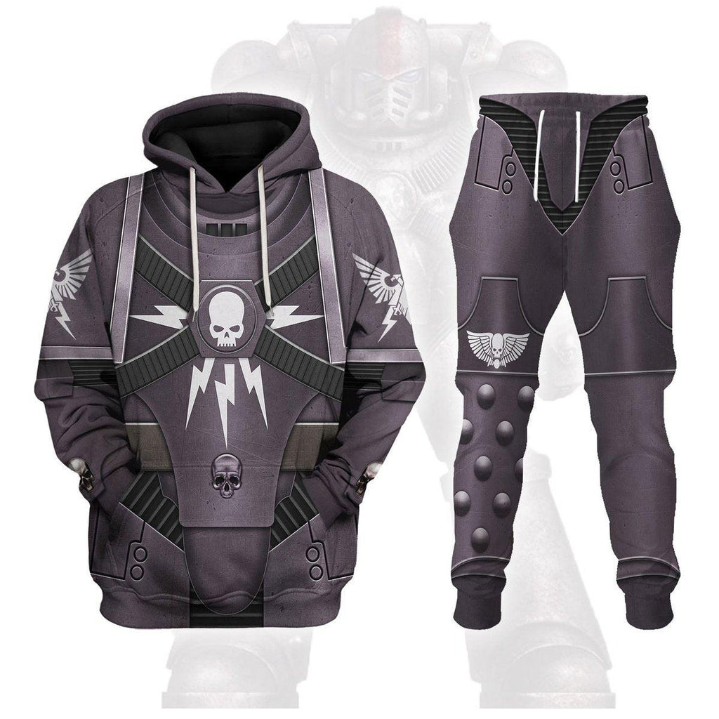 Pre-Heresy Black Templars in Mark IV Maximus Power Armor T-shirt Hoodie Sweatpants Cosplay - OodieGang