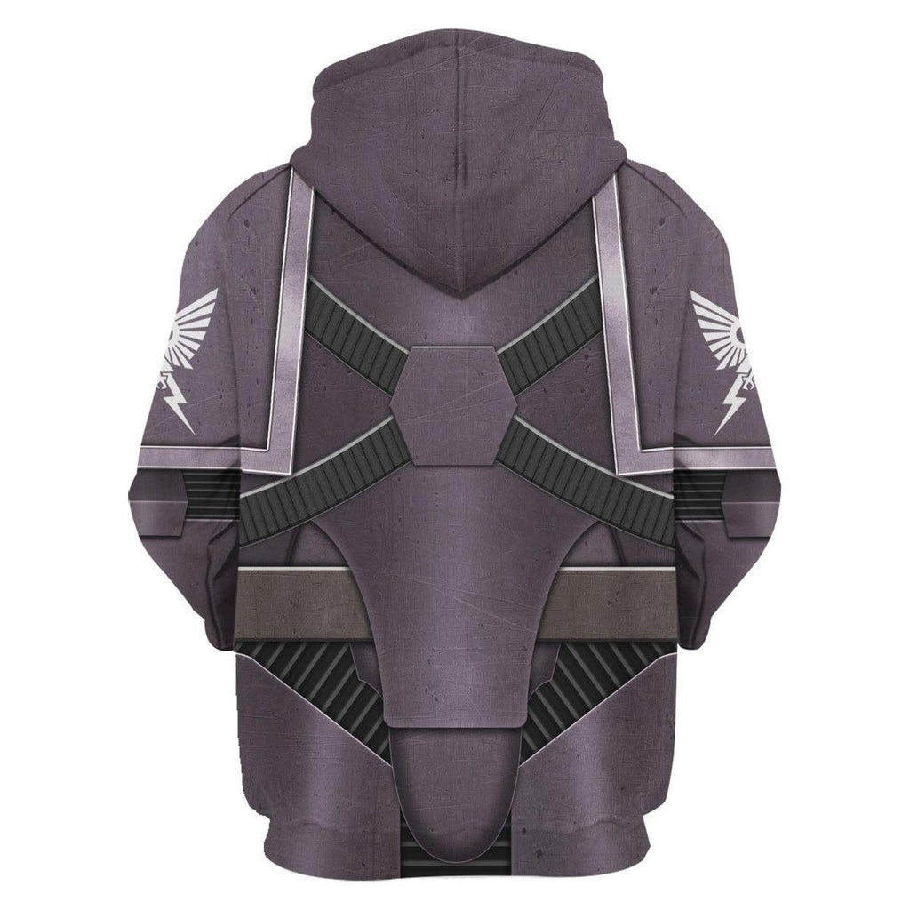 Pre-Heresy Black Templars in Mark IV Maximus Power Armor T-shirt Hoodie Sweatpants Cosplay - OodieGang