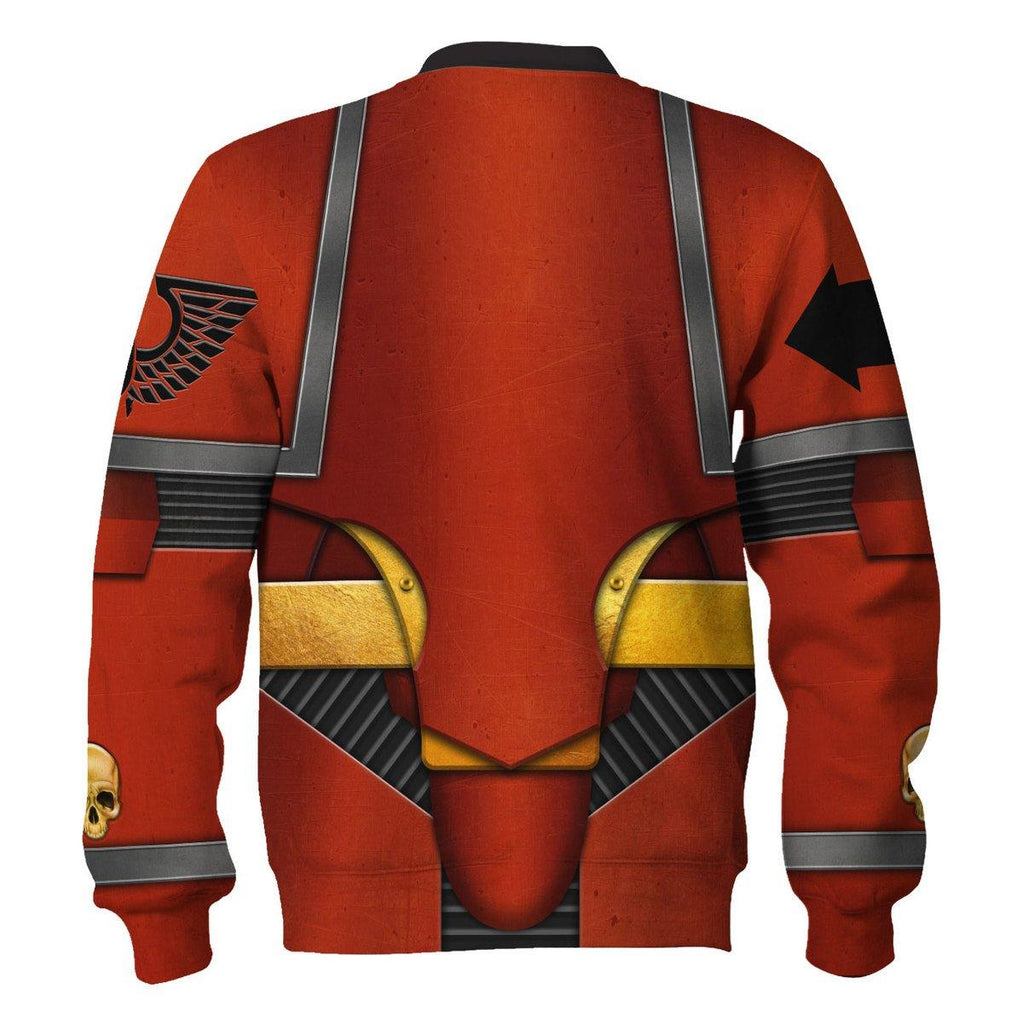 Pre-Heresy Blood Angels in Mark IV Maximus Power Armor T-shirt Hoodie Sweatpants Cosplay - OodieGang