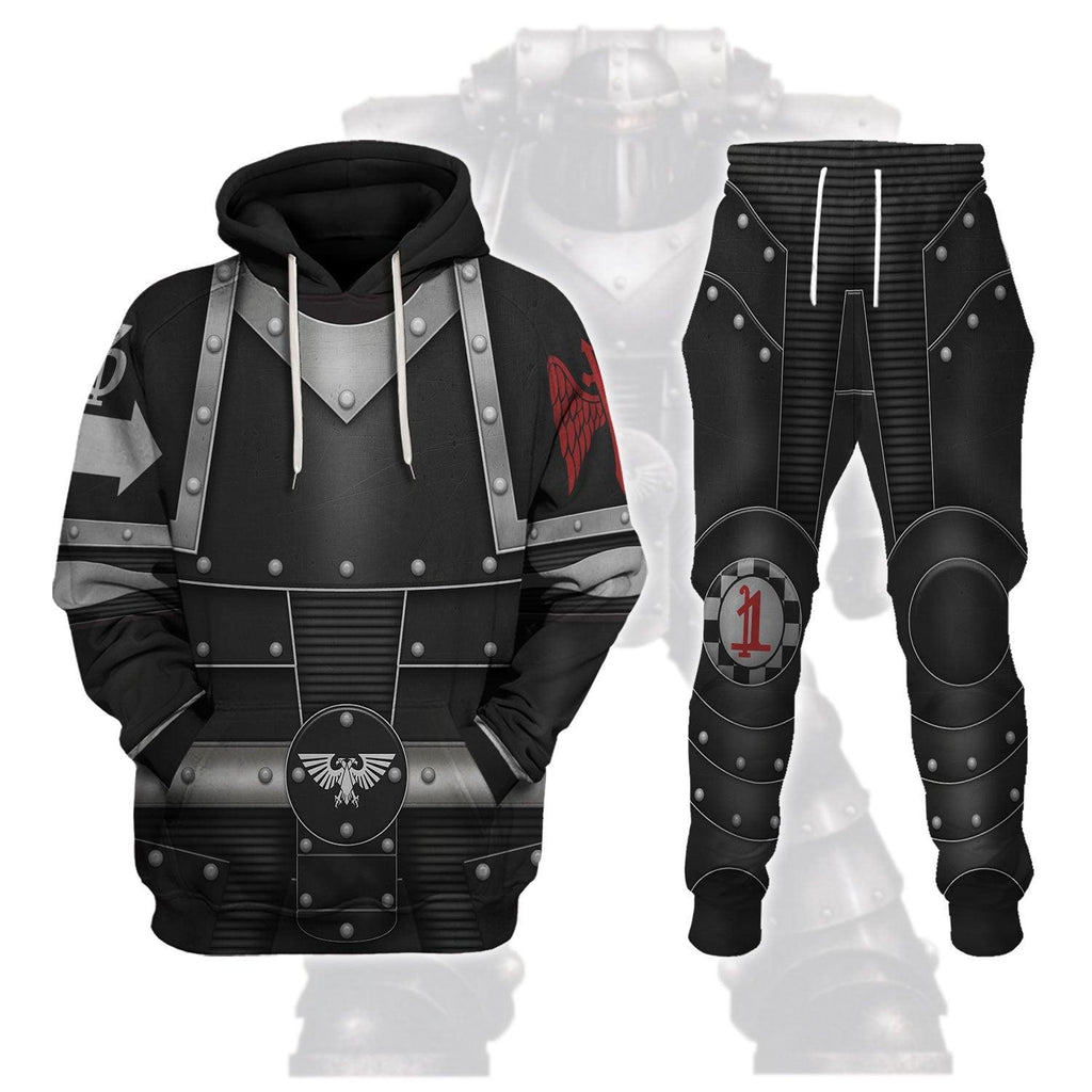 Pre-Heresy Dark Angels in Mark II Crusade T-shirt Hoodie Sweatpants Cosplay - OodieGang