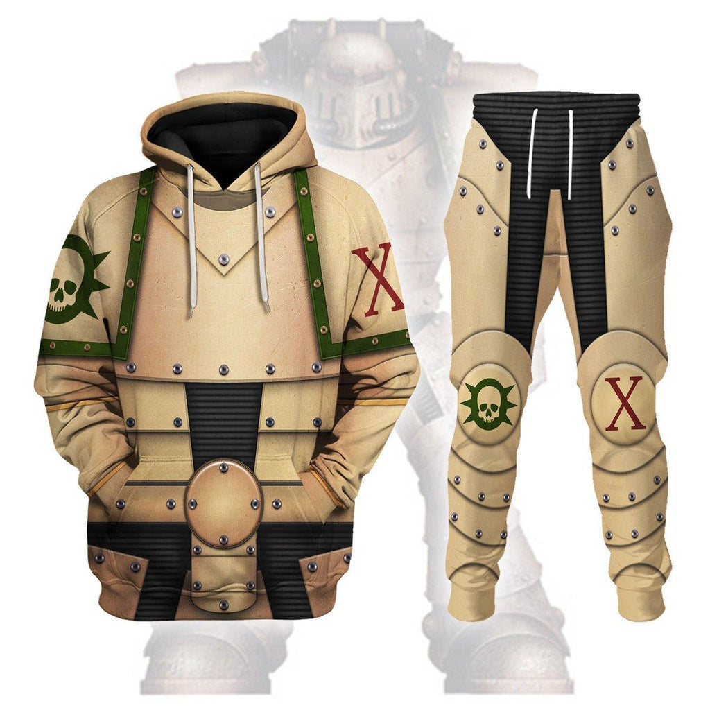 Pre-Heresy Death Guard Legion Colour Scheme T-shirt Hoodie Sweatpants Cosplay - OodieGang