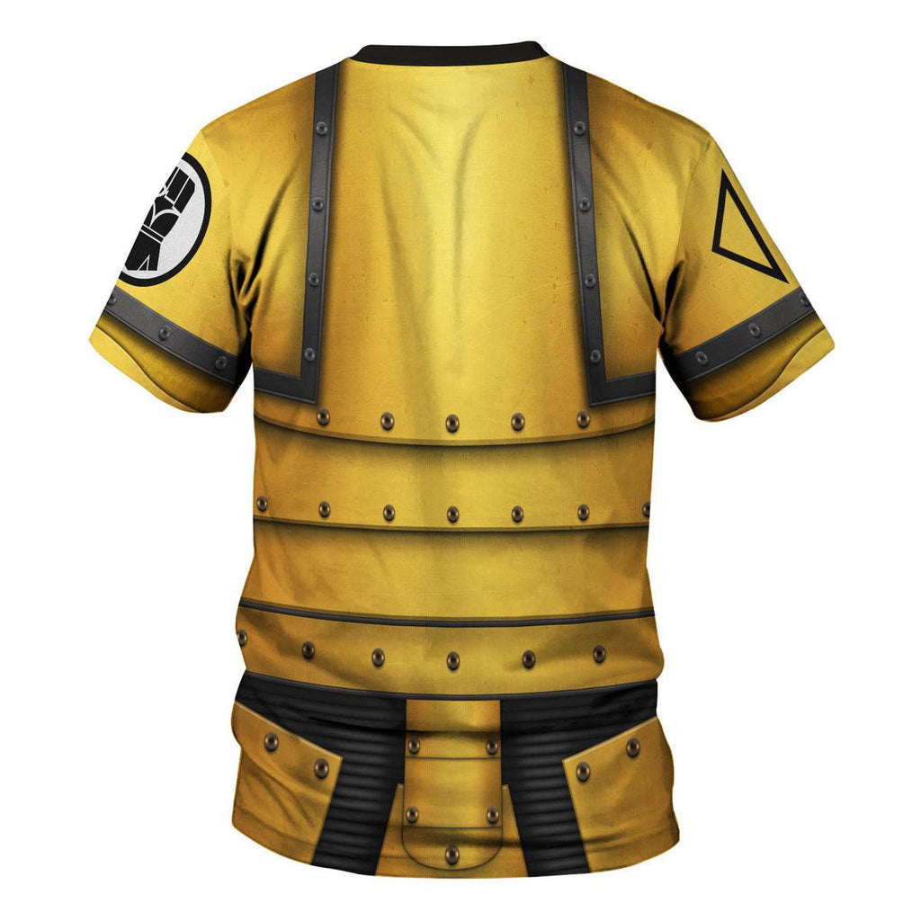 Pre-Heresy Imperial Fists in Mark II Crusade T-shirt Hoodie Sweatpants Cosplay - OodieGang