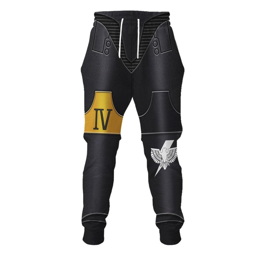 Pre-Heresy Imperial Fists in Mark IV Maximus Power Armor T-shirt Hoodie Sweatpants Cosplay - OodieGang