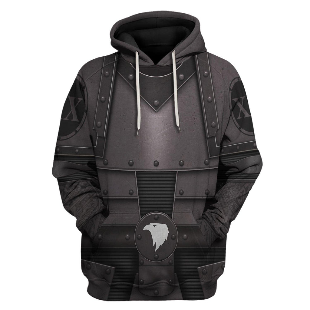 Pre-Heresy Raven Guard in Mark II Crusade T-shirt Hoodie Sweatpants Cosplay - OodieGang