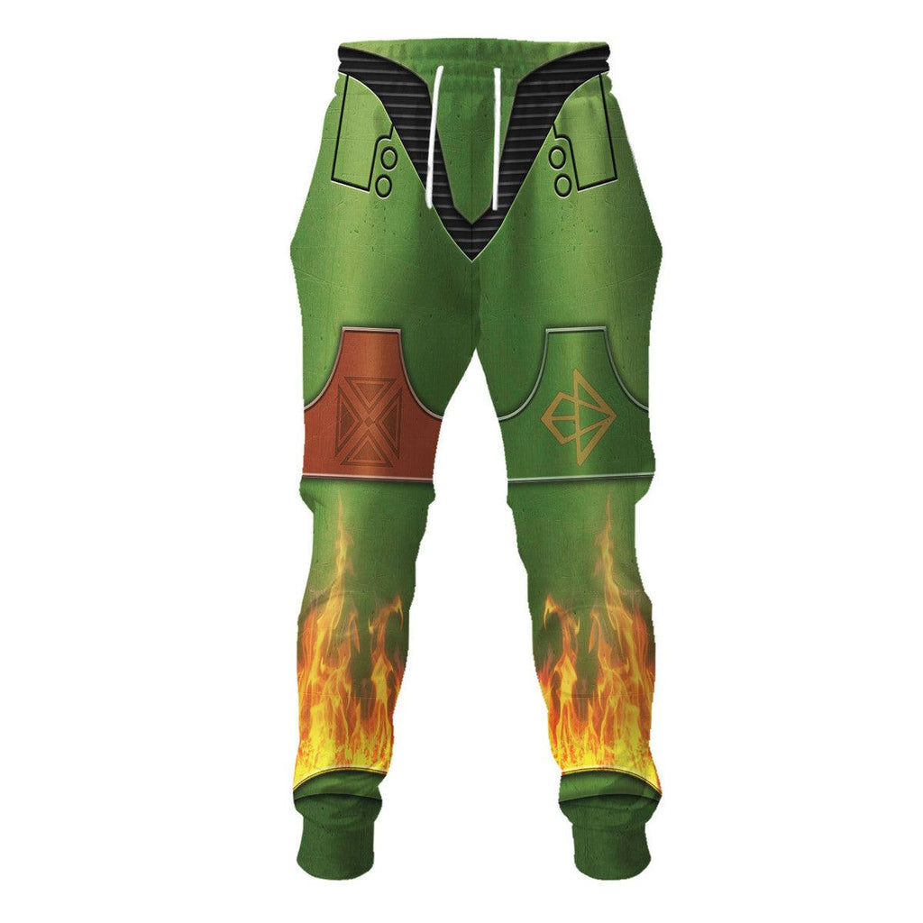 Pre-Heresy Salamanders in Mark IV Maximus Power Armor T-shirt Hoodie Sweatpants Cosplay - OodieGang