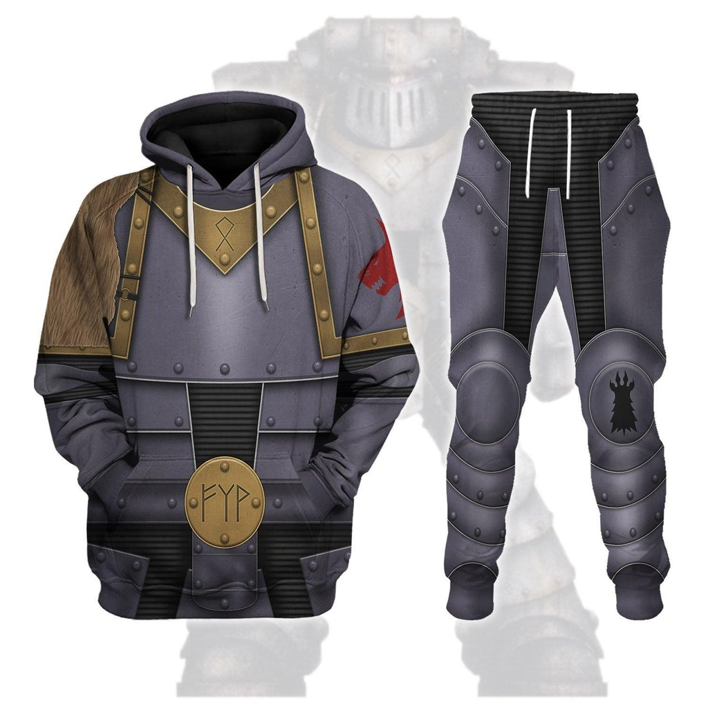 Pre-Heresy Space Wolf Legion in Mark II Crusade T-shirt Hoodie Sweatpants Cosplay - OodieGang