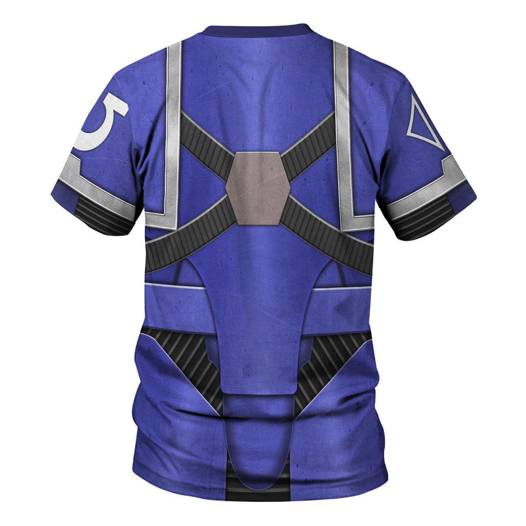 Pre-Heresy Ultramarines in Mark IV Maximus Power Armor T-shirt Hoodie Sweatpants Cosplay - OodieGang