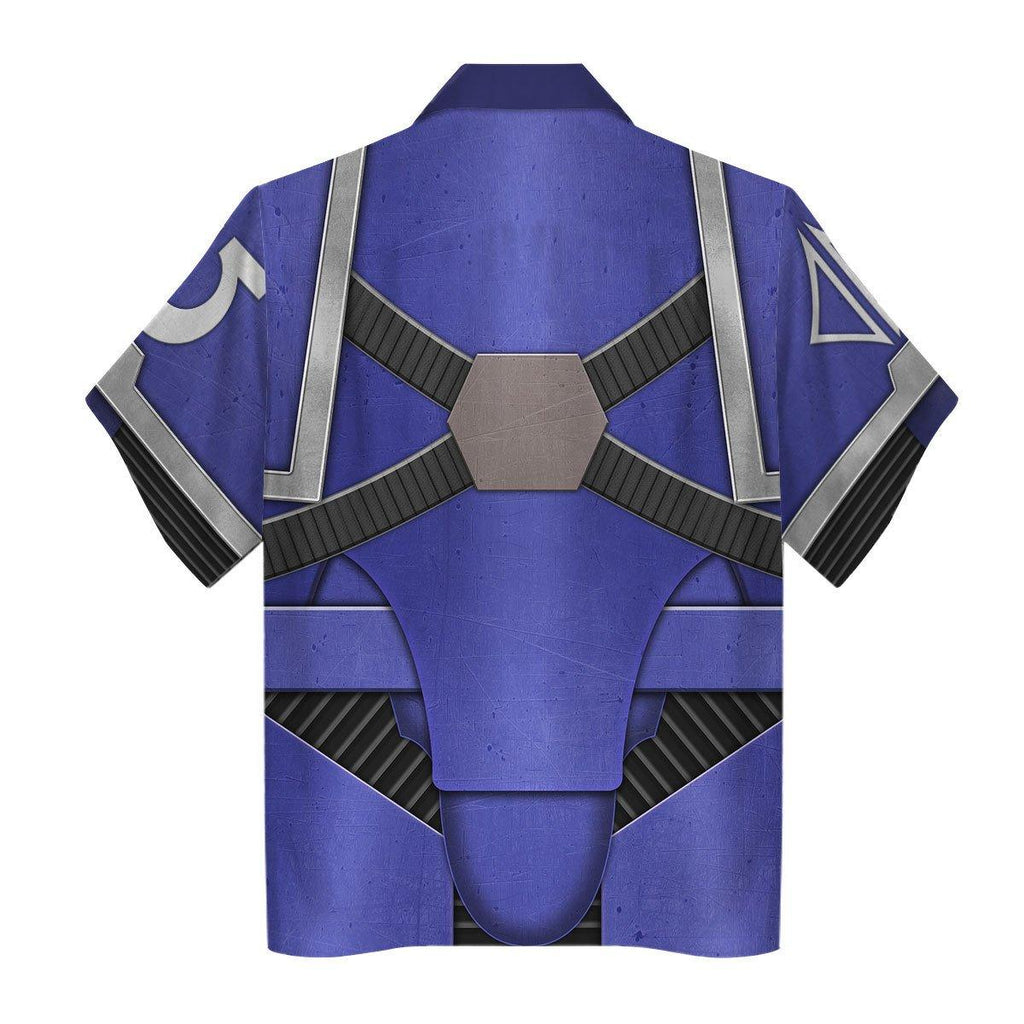 Pre-Heresy Ultramarines in Mark IV Maximus Power Armor T-shirt Hoodie Sweatpants Cosplay - OodieGang