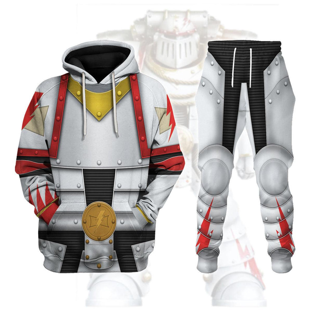 Pre-Heresy White Scars in Mark II Crusade T-shirt Hoodie Sweatpants Cosplay - OodieGang