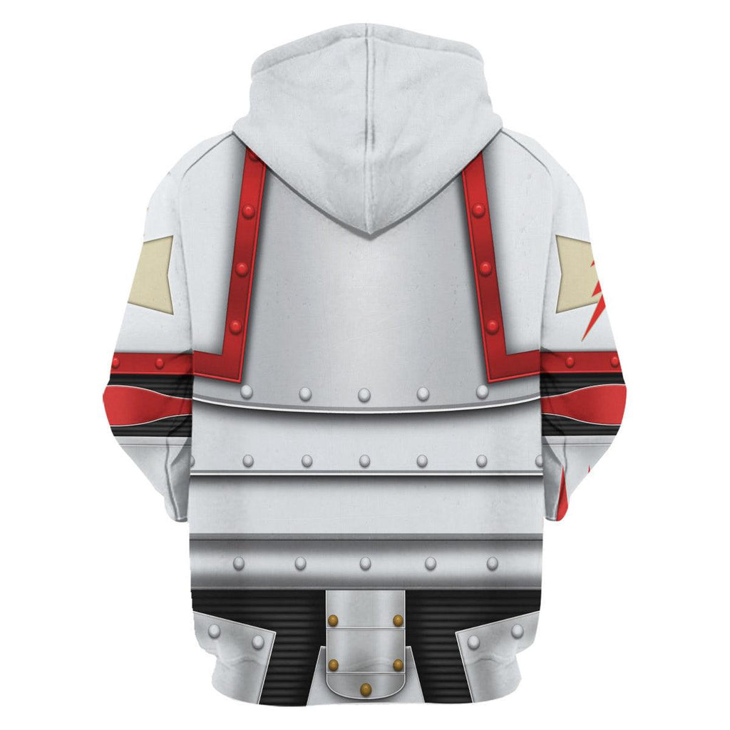 Pre-Heresy White Scars in Mark II Crusade T-shirt Hoodie Sweatpants Cosplay - OodieGang