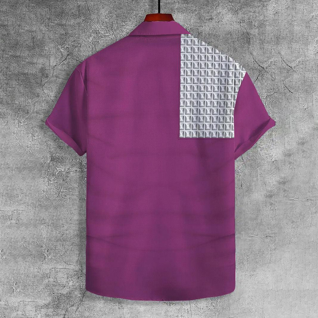 Prince Purple Rain Unisex Lapel Shirt - OodieGang.com