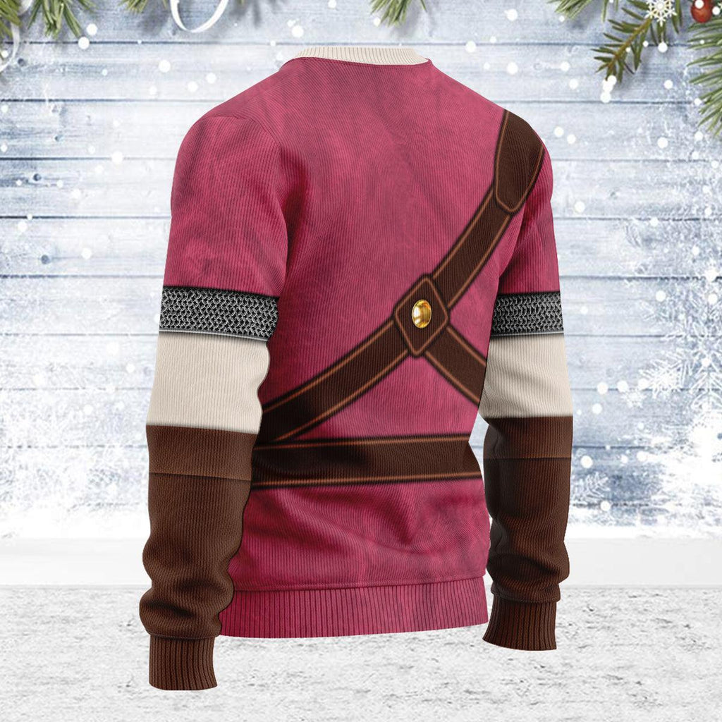 Princess Zelda (Skyward Sword) Themed Costume Unisex Christmas Wool Sweater - OodieGang.com