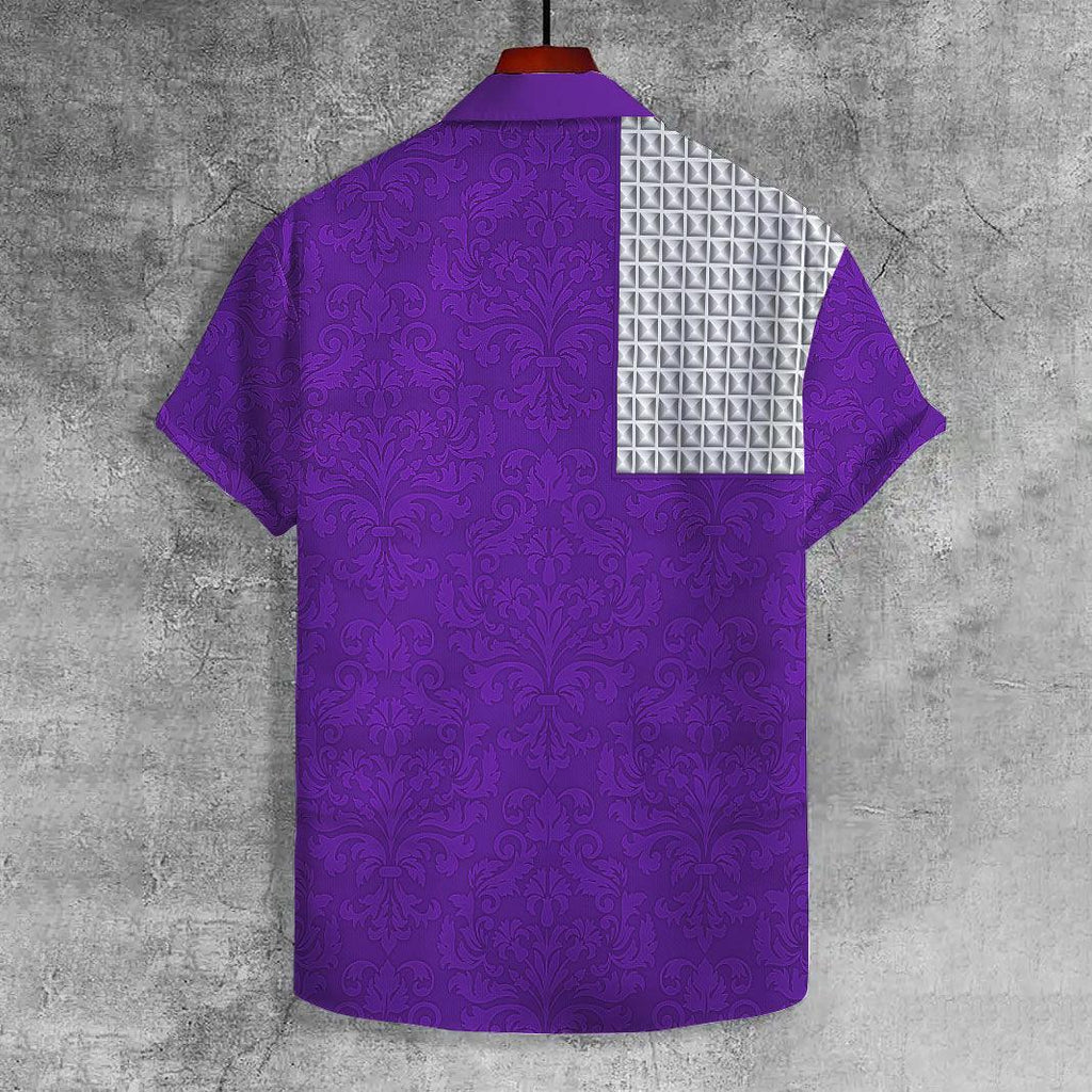 Purple Rain Outfits Unisex Lapel Shirt - OodieGang.com