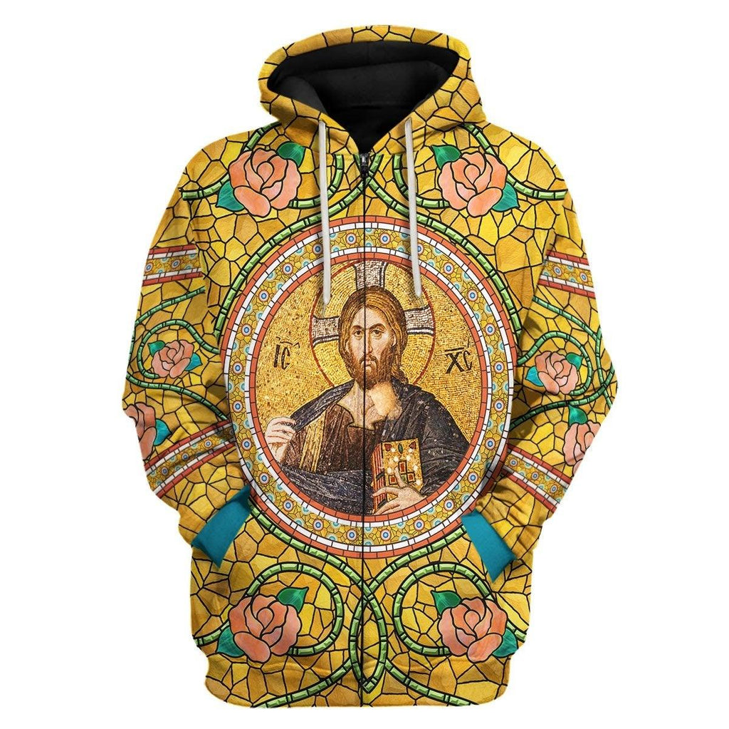 Jesus Zip Hoodie - OodieGang