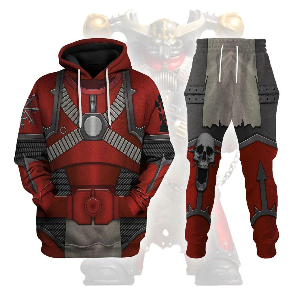 Red Corsairs Warband Colour Scheme T-shirt Hoodie Sweatpants Cosplay - OodieGang