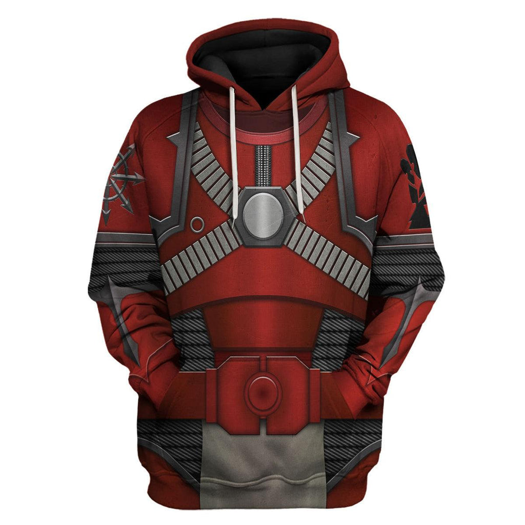 Red Corsairs Warband Colour Scheme T-shirt Hoodie Sweatpants Cosplay - OodieGang