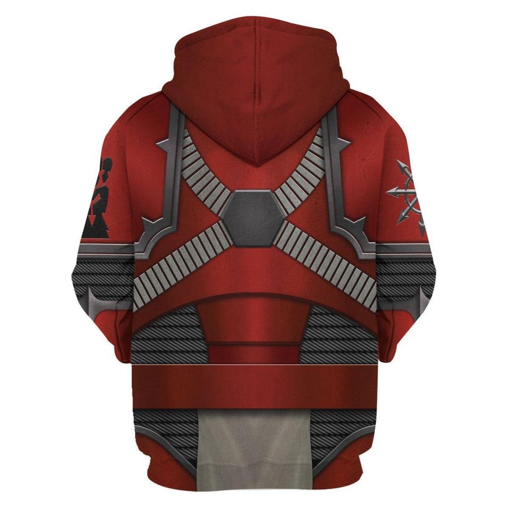 Red Corsairs Warband Colour Scheme T-shirt Hoodie Sweatpants Cosplay - OodieGang