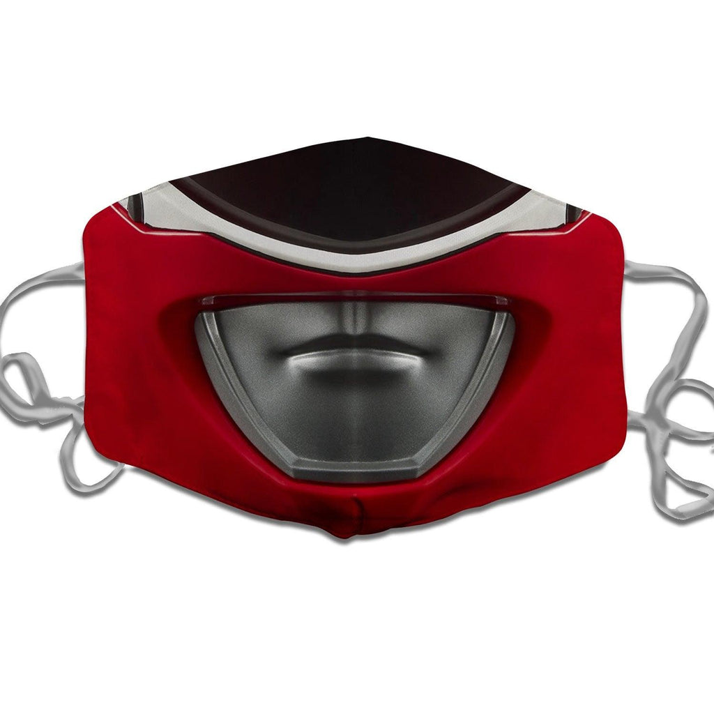 Red Power Ranger Face Mask - DucG