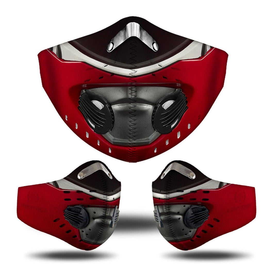 Red Power Ranger Face Mask - DucG