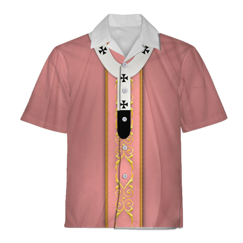 Rose Liturgical Vestment Christian Religion Hawaiian Shirt - OodieGang.com