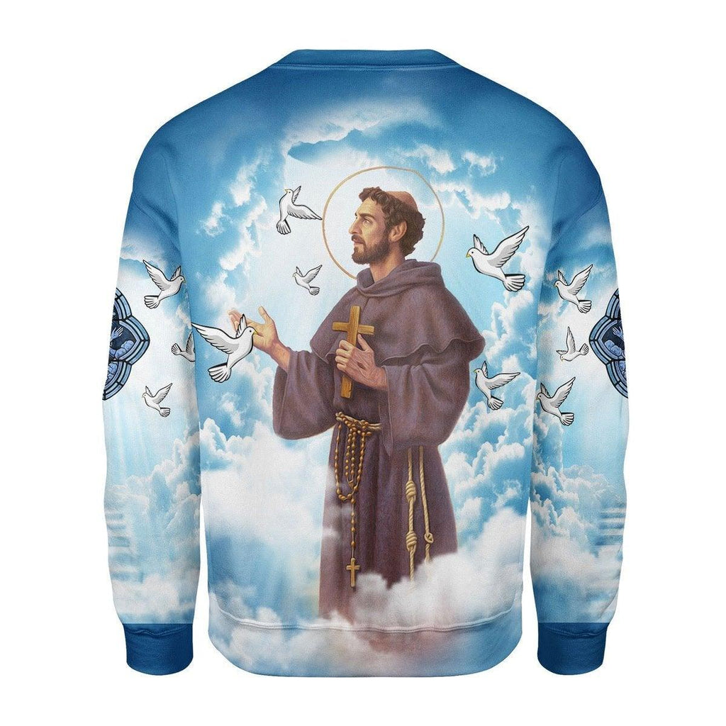 Saint Francis Of Assisi Sweatshirt - OodieGang