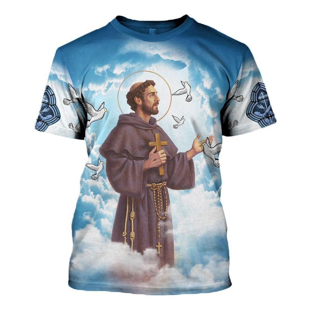 Saint Francis Of Assisi T-shirt - OodieGang