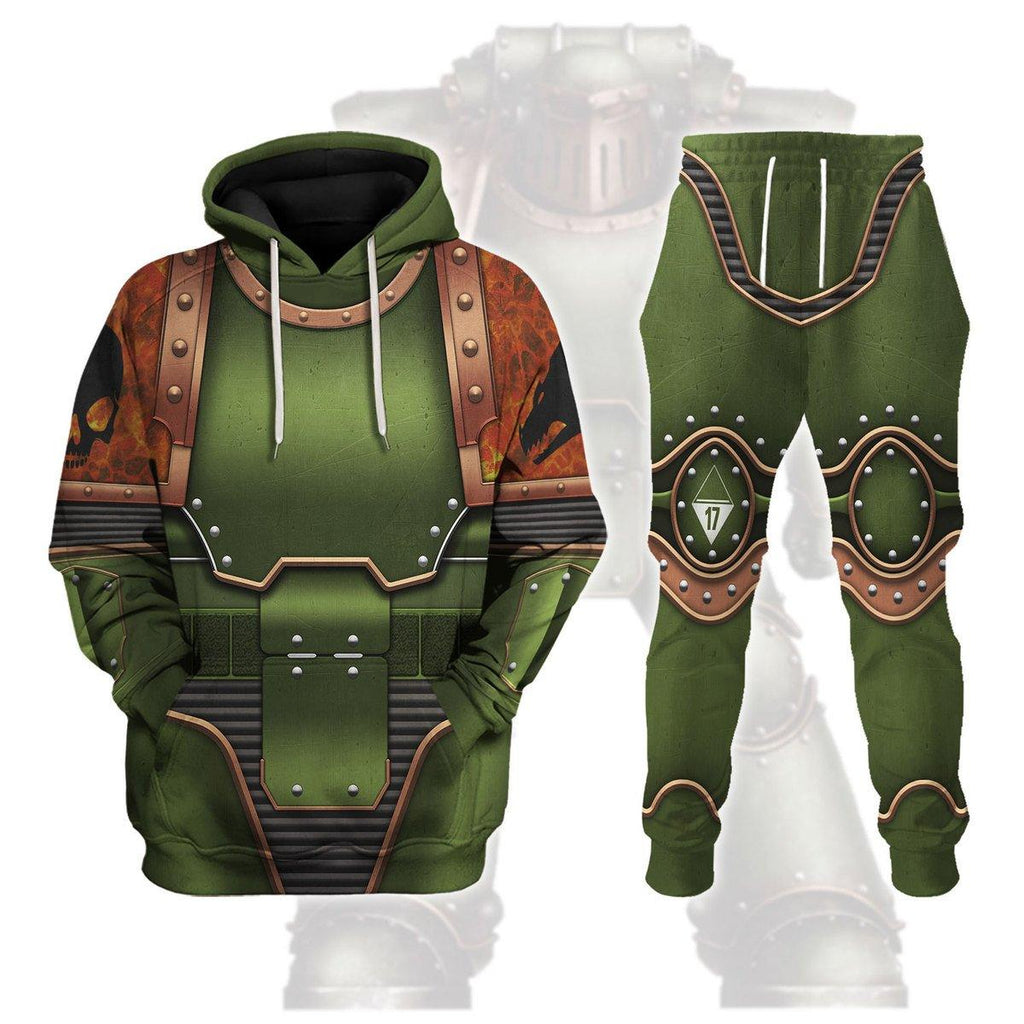 Salamanders in Mark III Power Armor T-shirt Hoodie Sweatpants Cosplay - OodieGang