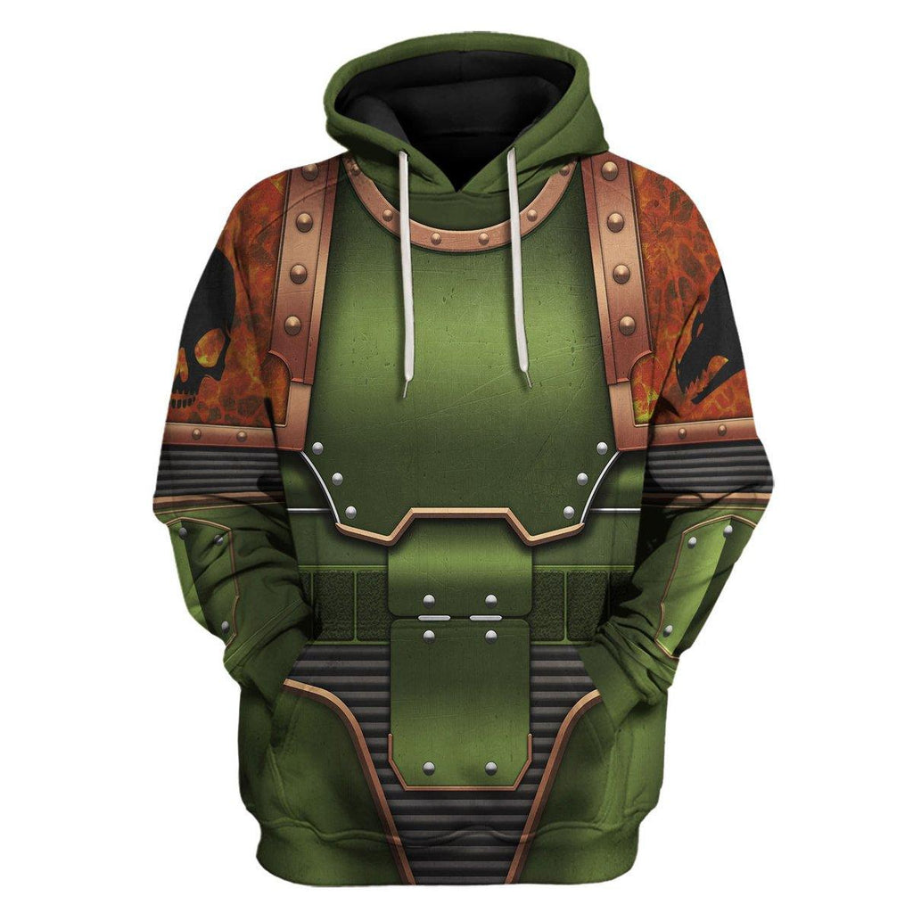 Salamanders in Mark III Power Armor T-shirt Hoodie Sweatpants Cosplay - OodieGang