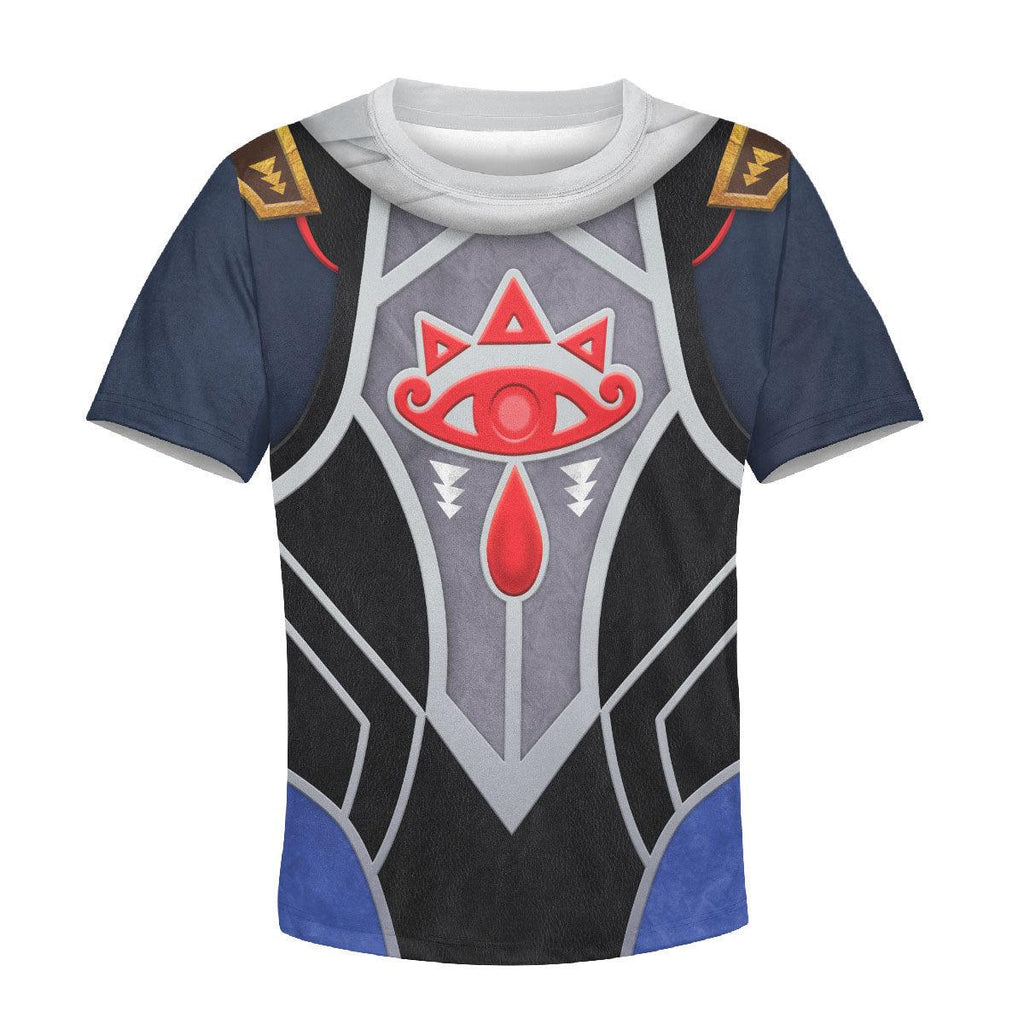 Sheik Zelda Costume Kid Tops Hoodie Sweatshirt T-Shirt - OodieGang.com