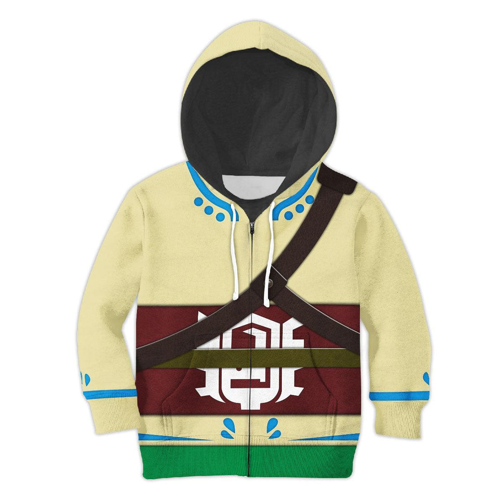 Skyloft Uniform - Skyward Sword Costume Kid Tops Hoodie Sweatshirt T-Shirt - OodieGang.com