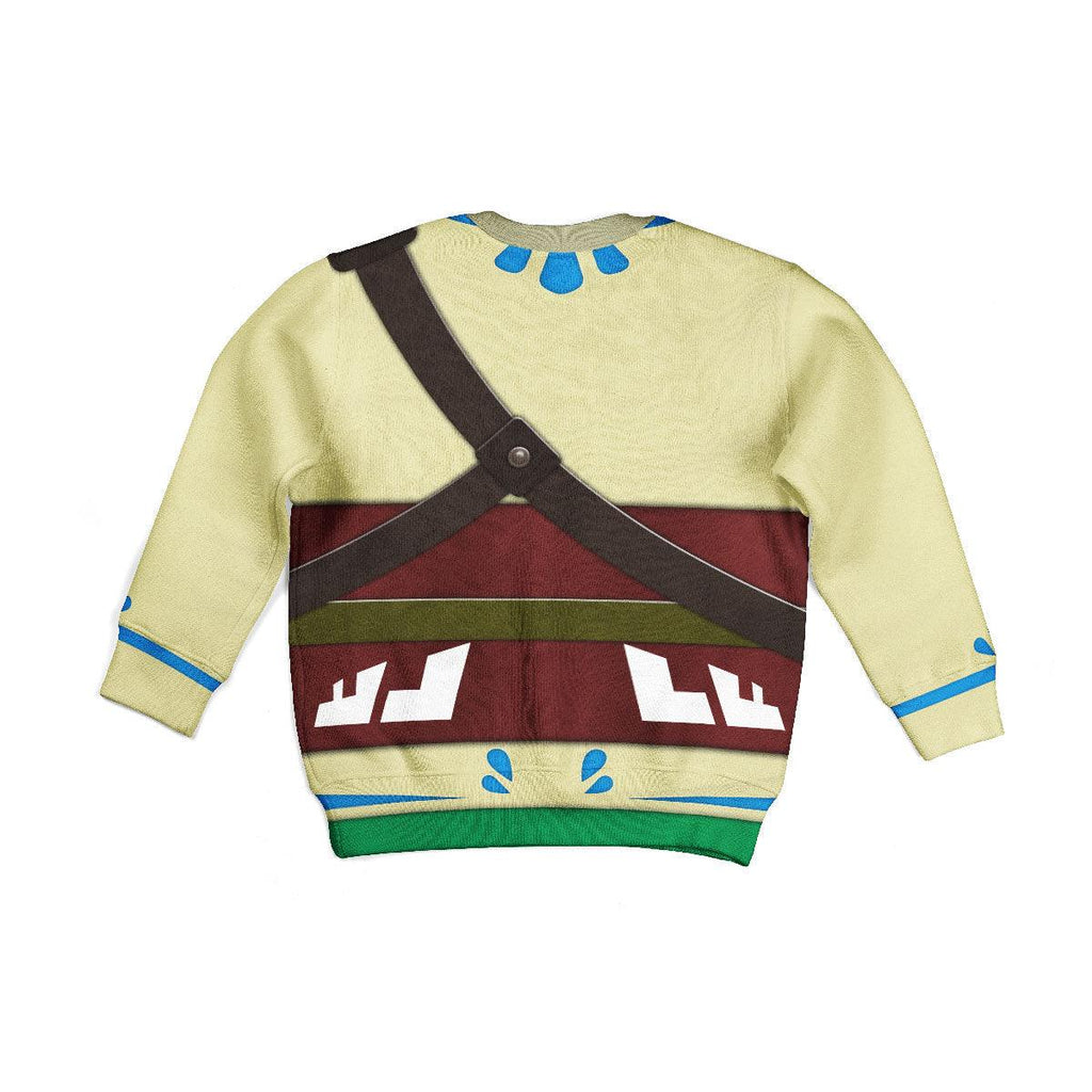 Skyloft Uniform - Skyward Sword Costume Kid Tops Hoodie Sweatshirt T-Shirt - OodieGang.com