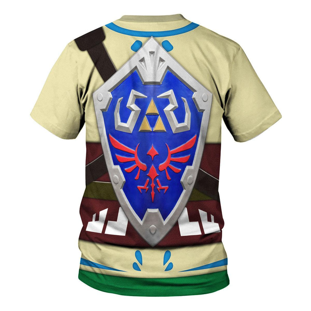 Skyloft Uniform - Skyward Sword Link Attire Shield Unisex Hoodie Sweatshirt T-shirt Sweatpants Cosplay - OodieGang.com