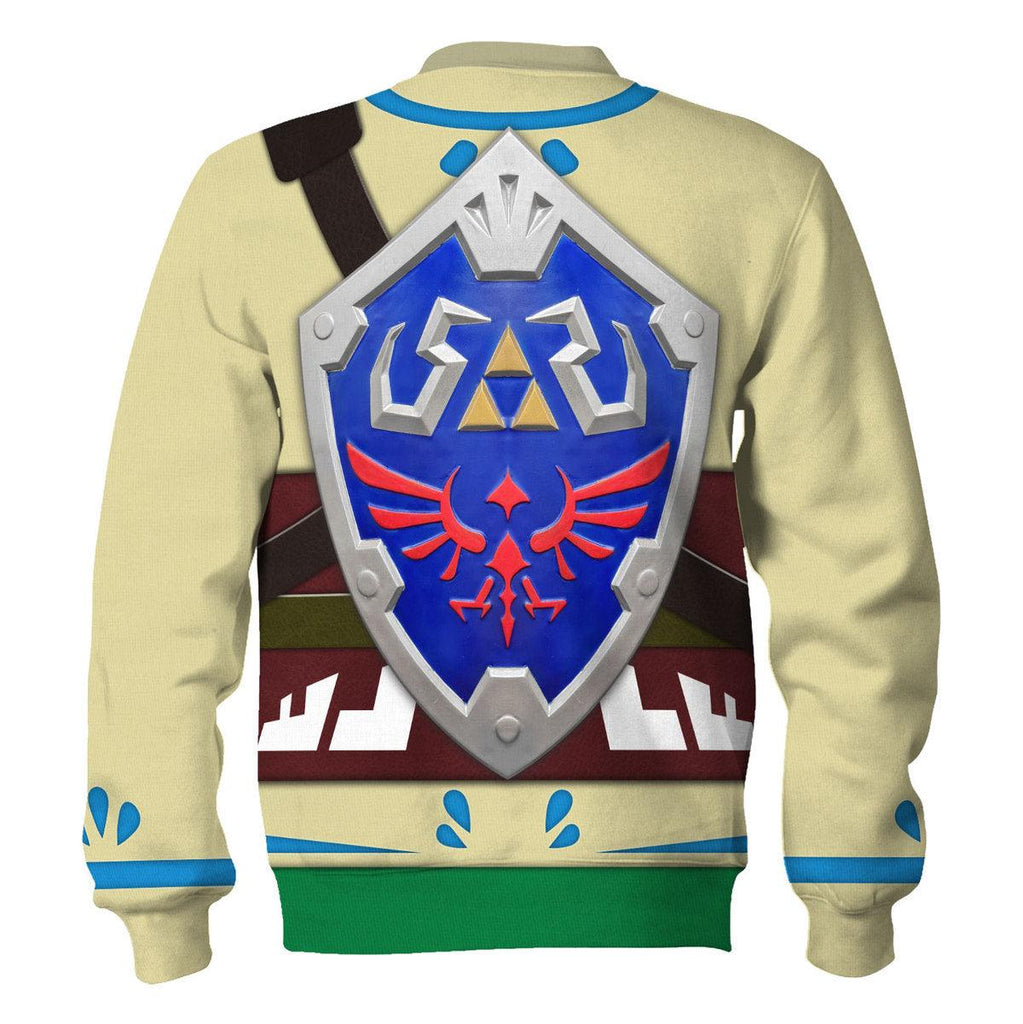 Skyloft Uniform - Skyward Sword Link Attire Shield Unisex Hoodie Sweatshirt T-shirt Sweatpants Cosplay - OodieGang.com