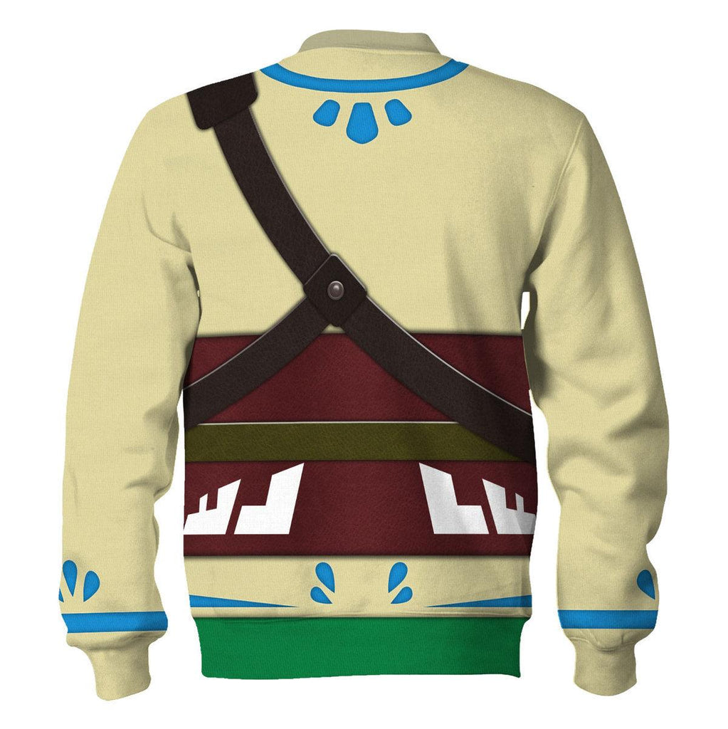 Skyloft Uniform - Skyward Sword Link Attire Unisex Hoodie Sweatshirt T-shirt Sweatpants Cosplay - OodieGang.com