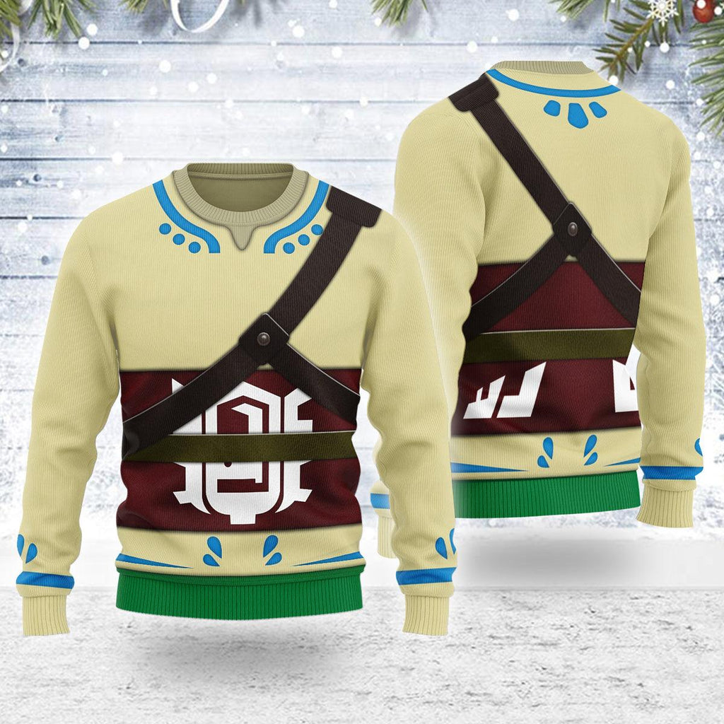 Skyloft Uniform Skyward Sword Themed Costume Unisex Christmas Wool Sweater - OodieGang.com