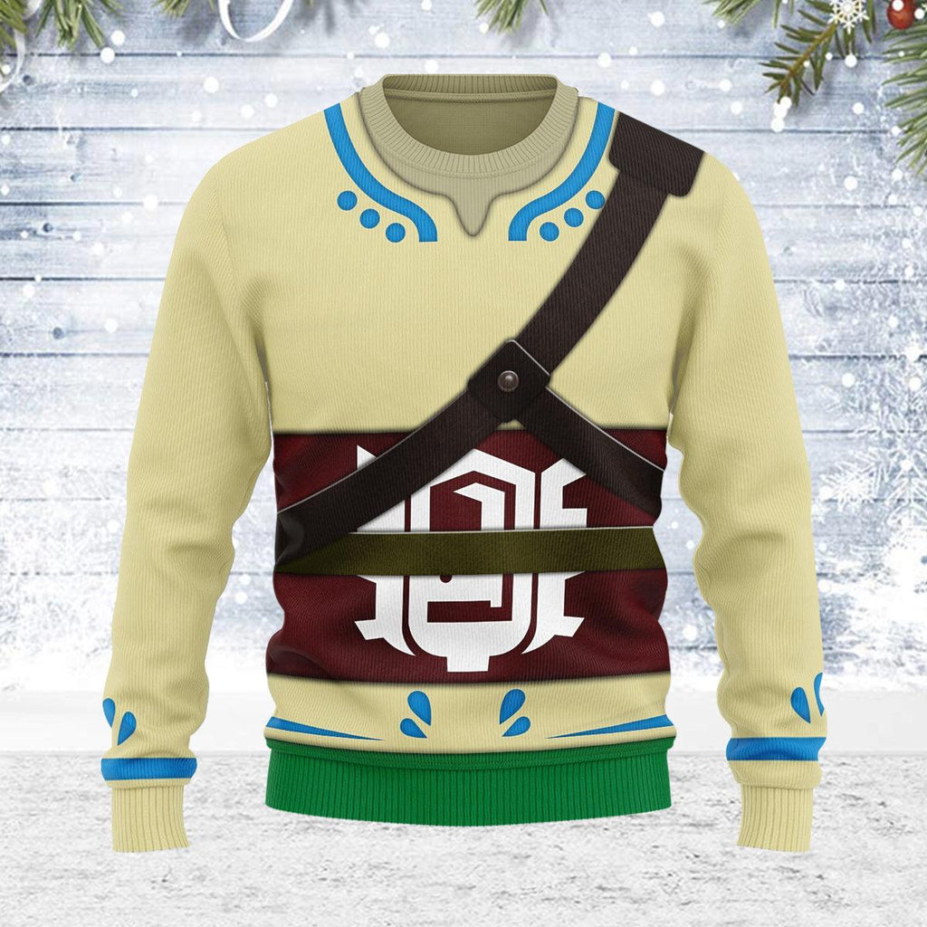 Skyloft Uniform Skyward Sword Themed Costume Unisex Christmas Wool Sweater - OodieGang.com