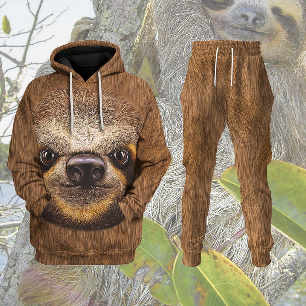 Sloth Animal Cosplay T-shirt Hoodie Sweatpants Apparel - OodieGang