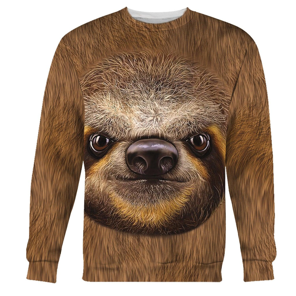 Sloth Animal Cosplay T-shirt Hoodie Sweatpants Apparel - OodieGang